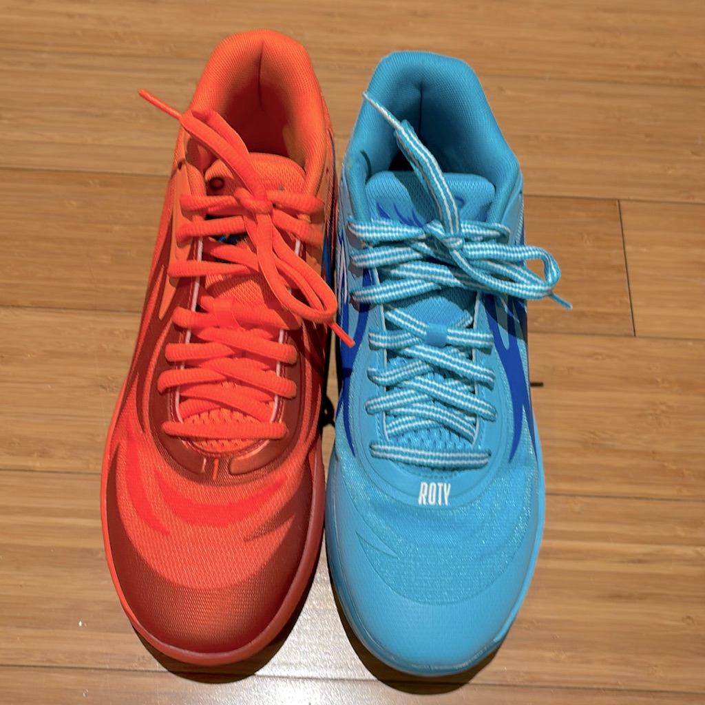 Puma “Lamelo Ball” Sneakers - One Orange One Blue